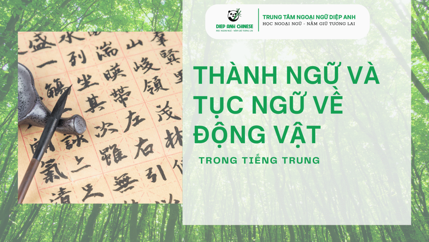thành ngữ và tục ngữ về động vật trong tiếng trung
